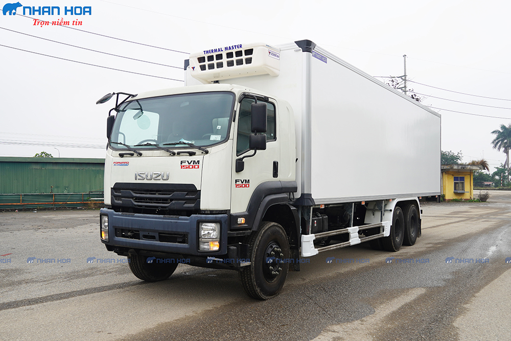 Xe tải thùng đông lạnh isuzu fvm1500 tải trọng 14 tấn